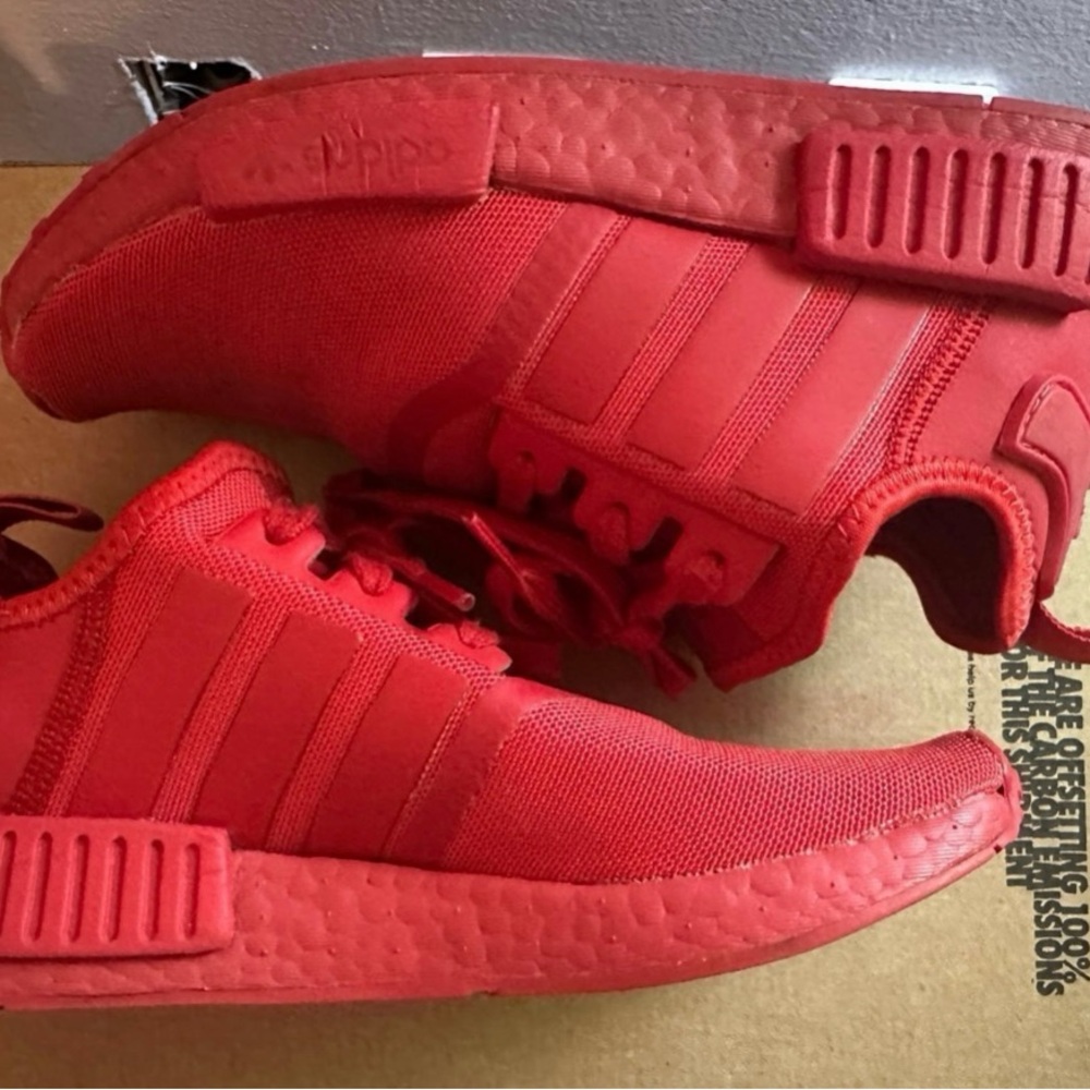 Adidas Kids Triple Scarlet Sneakers - Picture 7 of 8